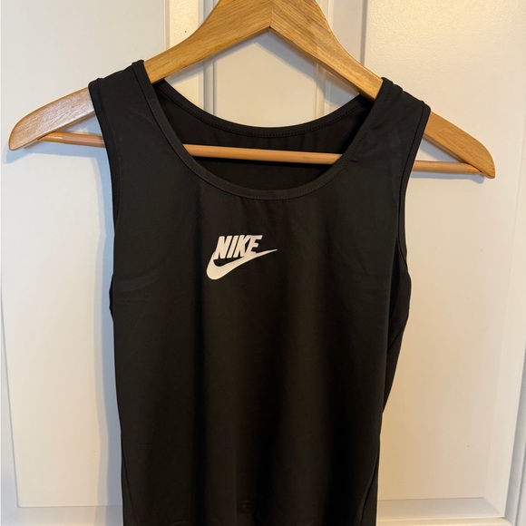 Nike Black and Light Blue Zip-Up Hoodie with Tank and Joggers - Picture 3 of 13